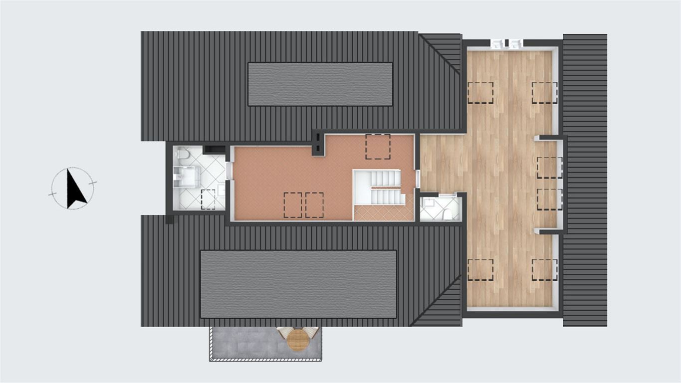 Grundriss Spitzboden
