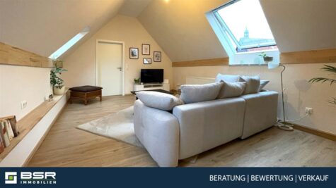 Sanierte Altbauwohnung am Aakanal in der Herforder Innenstadt! – 2ZKB –, 32052 Herford, Dachgeschosswohnung