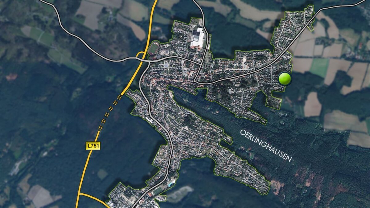 Lageplan Oerlinghausen