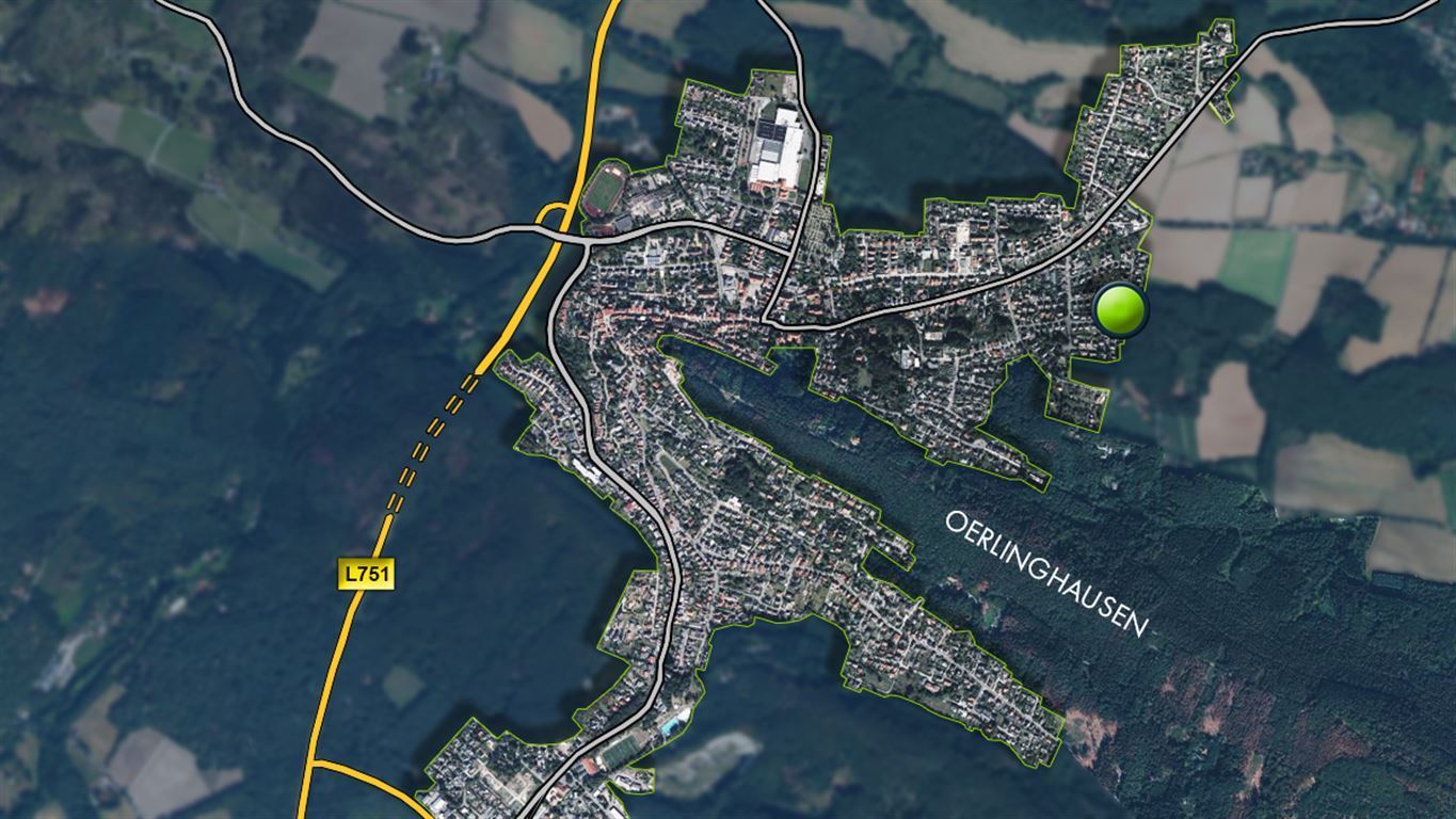 Lageplan Oerlinghausen