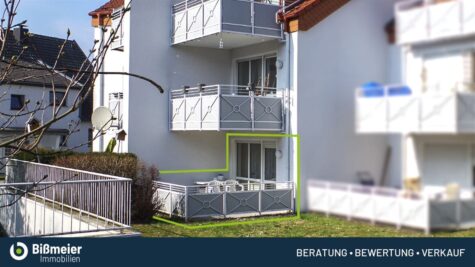 Schickes Appartement mit Terrasse und Gartennutzung, 32120 Hiddenhausen, Erdgeschosswohnung